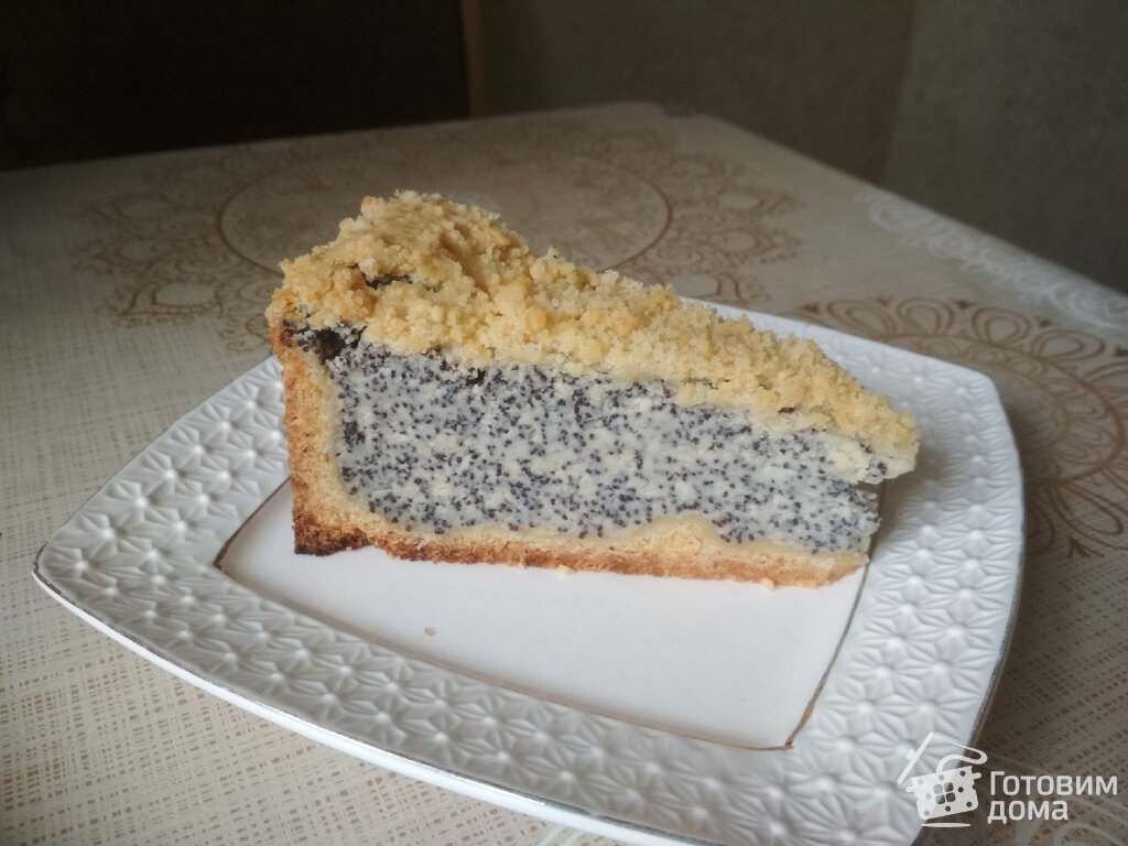 Немецкий маковый творожник