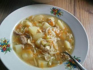 Картофельный суп по-латышски