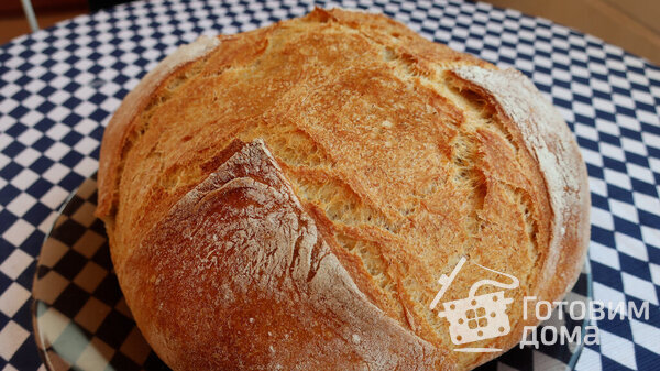 Хлеб без замеса фото к рецепту 4