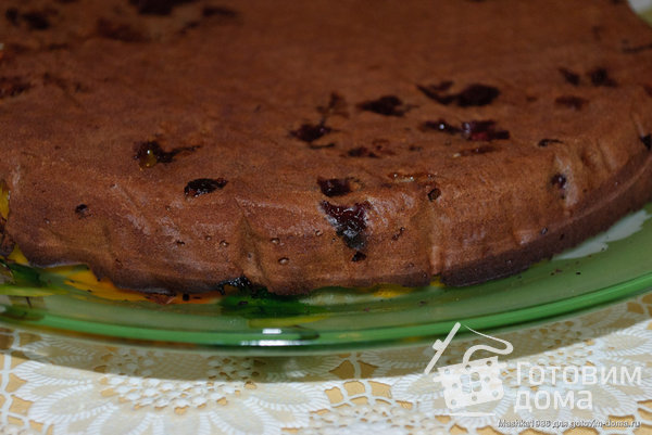 Пирог Шоколадный с фруктами фото к рецепту 10