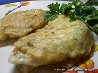 Куриные отбивные с сыром