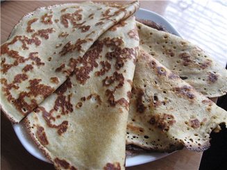 Блины на кефире ажурные, даже для тех, кто с ними на Вы