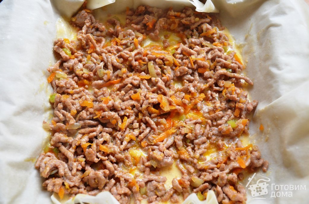 Сербский Бурек с мясом