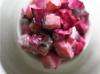 Салат из свеклы и огурцов