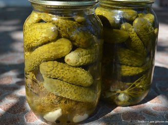 "Детские" маринованные огурчики