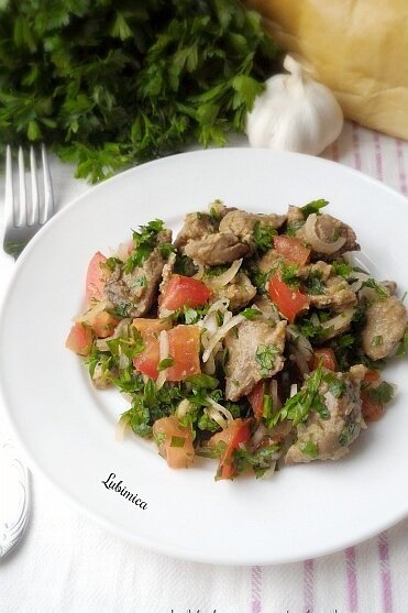 Печень по-грузински