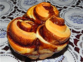 Шоколадные булочки "Розочки"