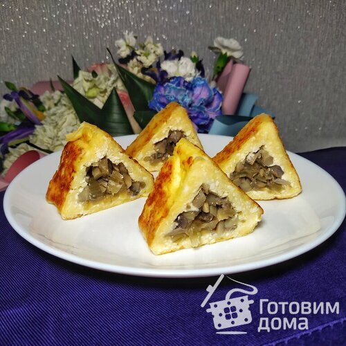 Сырники из творога с грибами