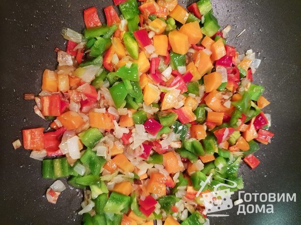 Рис с овощами  и морепродуктами фото к рецепту 5