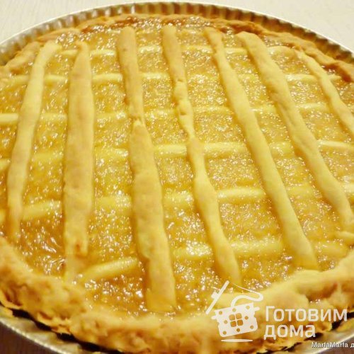 Пирог с лимонной начинкой
