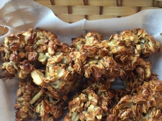 Карамелизированное овсяное печенье