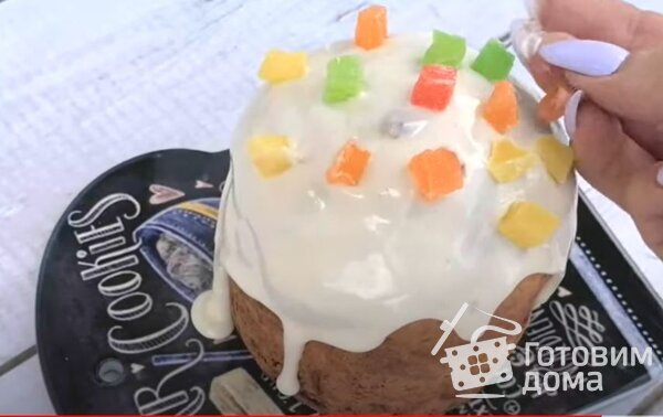 Творожные куличи без дрожжей за 1 час фото к рецепту 8