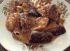 Душенина с баклажанами