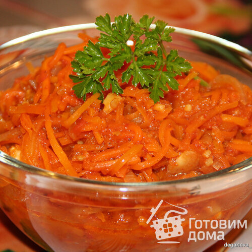 Домашняя морковь по-корейски (с русским акцентом)