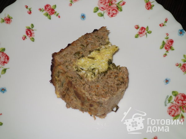Мясная запеканка с начинкой фото к рецепту 2