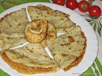 Тонкие блинчики из сырого картофеля
