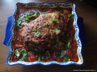Meatloaf with Cheddar - Мясной "хлеб" с сыром Чеддер