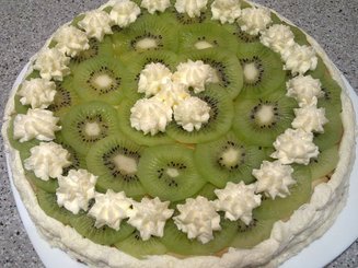Торт с клубникой (песочный)