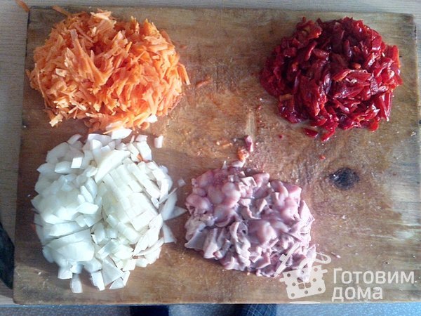 Налим запеченный с болгарским перцем и овощами фото к рецепту 4
