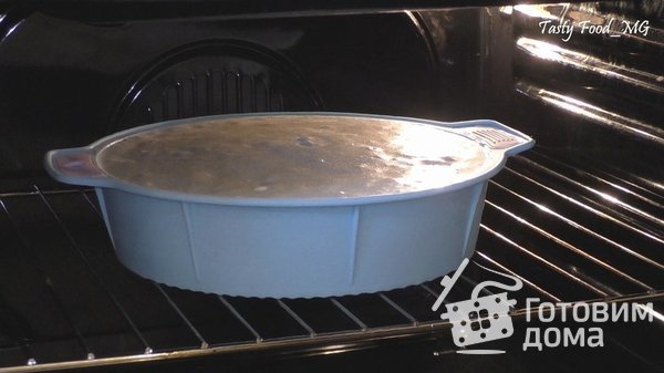 Заливной пирог (запеканка) с сыром фета фото к рецепту 19