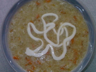 Яичный суп "Eier Suppe" (Затируха)