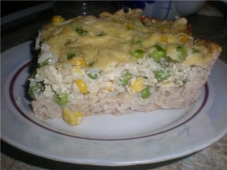 Куриный пирог с "Гавайской" начинкой