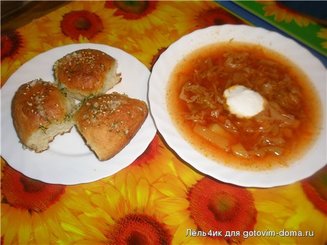 Пампушки чесночные