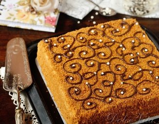 Чешский медовый торт “Марленка” (классический)