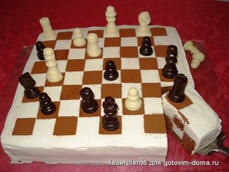 Торт "Шахматная доска"