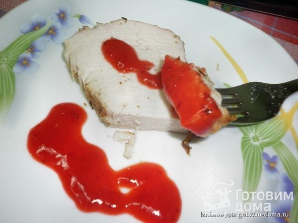 Соус &quot;Сангрия&quot;к мясу (из клюквы,клубники и...) фото к рецепту 3