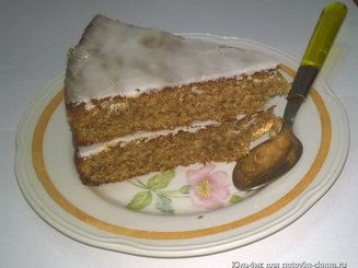 Быстрый ореховый кекс из 3 составляющих