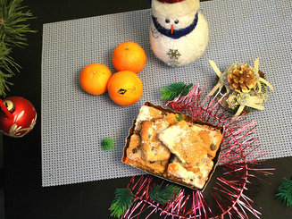Рождественское  немецкое печенье "Mini-Stollen"