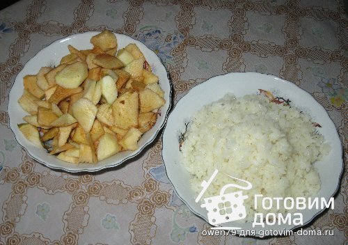 Рис с яблоками фото к рецепту 1