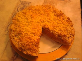 Яблочный пирог с белковой начинкой