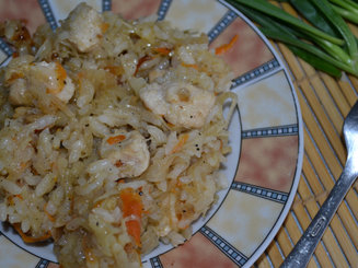 "Ленивые голубцы" с курицей