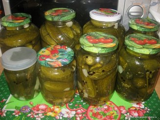 Маринованные огурчики  ( семейный рецепт )