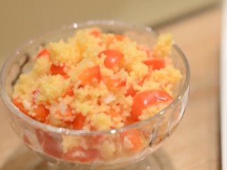 Салат с кускусом и овощами