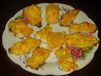 Скумбрия с овощами
