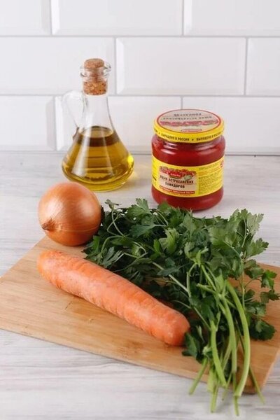 Овощи в томатном соусе фото к рецепту 1