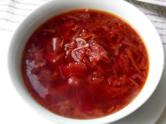 Борщ на ребрышках