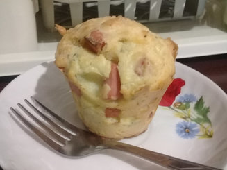 Маффины с ветчиной и сыром