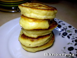 Пышные оладушки на дрожжах