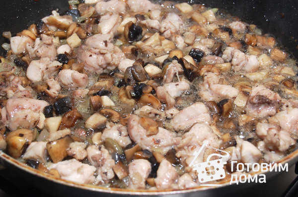 &quot;Ракушки&quot;, фаршированные курицей и грибами фото к рецепту 1