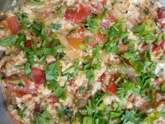 Миш-маш болгарская яичница