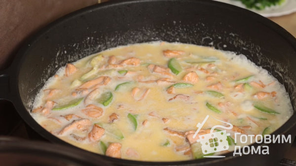 Быстрый ужин – паста с лососем в сливочном соусе фото к рецепту 5