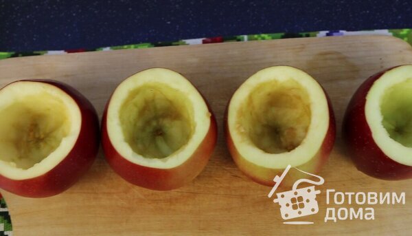 Запеченные яблочки с творогом под хрустящим безе фото к рецепту 5