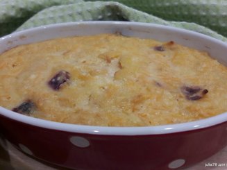 Творожная запеканка с тыквой и яблоками
