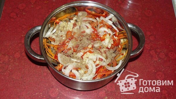 Баклажаны по корейски фото к рецепту 4