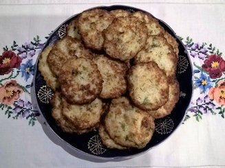 Драники с курицей