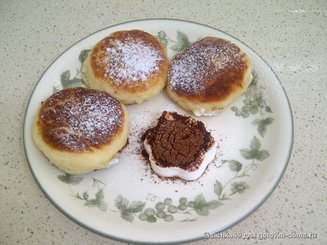 Сырники - рецепт кофейни "Шоколадница"